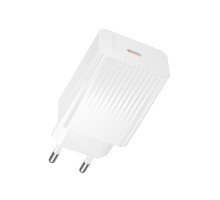 Мережевий зарядний пристрій BOROFONE BAS75A Source single port PD30W charger (EU) White (6941991122828)