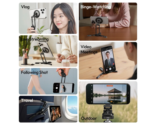 Тримач телефона Ulanzi SK29 Foldable Phone Stand(Magnetic) Black (M101)