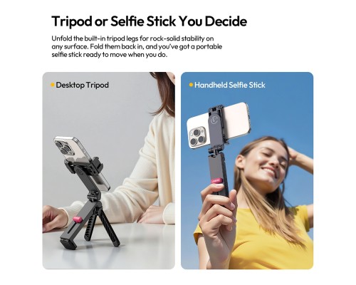 Тримач для телефону штатив Ulanzi MA89  MagLock Phone Holder Tripod Black (T169)