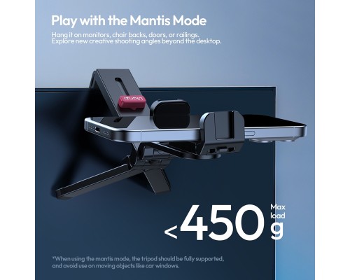 Тримач для телефону штатив Ulanzi MA89  MagLock Phone Holder Tripod Black (T169)