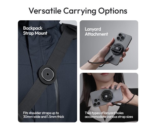 Тримач для телефону Ulanzi MA50 Uka Magnetic Phone Holder Black (M039)