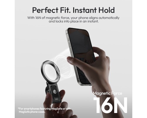 Тримач для телефону Ulanzi MA50 Uka Magnetic Phone Holder Black (M039)