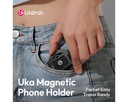 Тримач для телефону Ulanzi MA50 Uka Magnetic Phone Holder Black (M039)