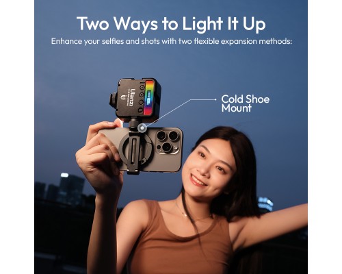 Тримач для телефону Ulanzi MA07 Maglock 1/4 Cold Shoe Phone Mount Black (M084)