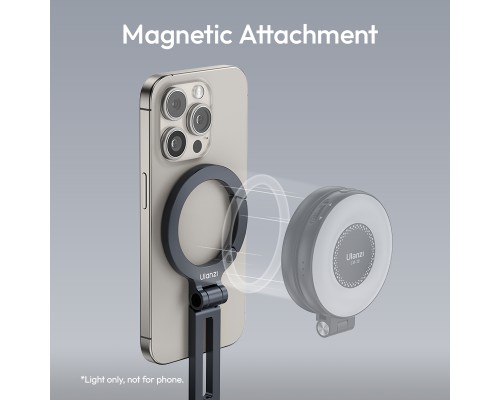 Тримач для телефону Ulanzi MA07 Maglock 1/4 Cold Shoe Phone Mount Black (M084)