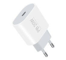 Мережевий зарядний пристрій WUW-C178 1Type-C PD20W  white (WUW-C178)