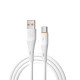 Кабель WUW-X224/TPC USB Type-C 2,4А white (WUW-X224/TPC)
