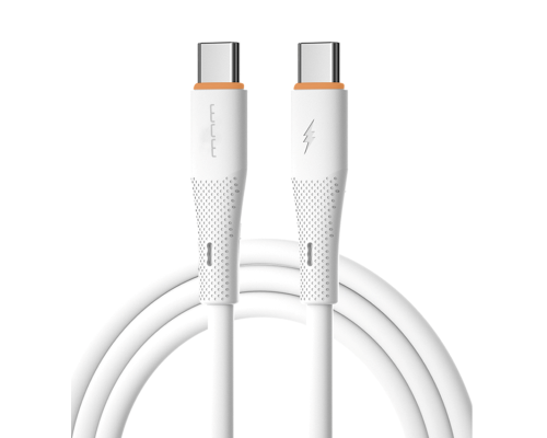 Кабель WUW-X225 Type-C to Type-C PD 65W white (X225)
