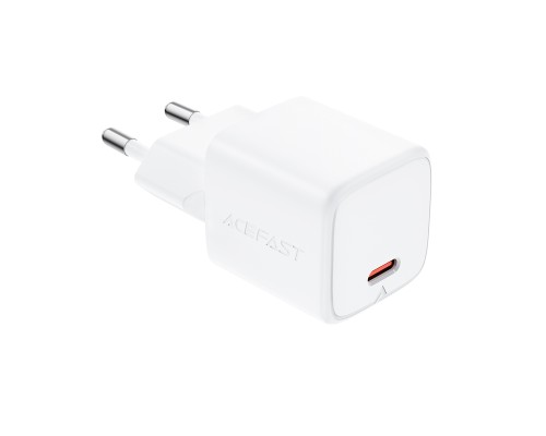 Мережевий зарядний пристрій ACEFAST A118 PD30W mini GaN USB-C fast charger (6974316285366)