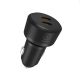 Автомобільний зарядний пристрій WUW-C243 PD20W+ PD20W black (6972573338351)