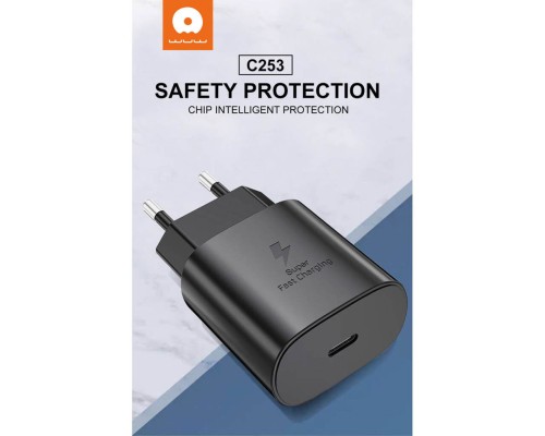 Мережевий зарядний пристрій WUW C253 PD 25W Charger (6972573338672)