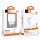 Мережевий зарядний пристрій WUW-C251 25W PD USB-C + USB QC3.0 18W (6972573338641)