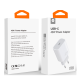 Мережевий зарядний пристрій WUW-C280 Type-C PD 40W charger (6978749570341)