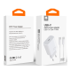 Мережевий зарядний пристрій з кабелем WUW-T108 PD 40W charger with C-C cable (6978749570358)
