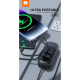 USB-хаб WUW-C245 3-in-1 USB-A  to 2 USB-A, USB-C Black (6972573338511)