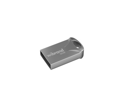Флеш-накопичувач Wibrand USB 2.0 Hawk 32Gb Silver (WI2.0/HA32M1S)