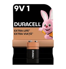 Батарейка крона Duracell 9V/6LR61 (1шт) (5000394077225)
