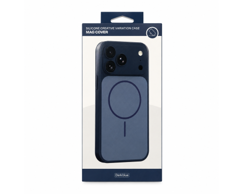 Чохол для смартфона Silicone Creative Variation Case MAG COVER Apple iPhone 15 2,Dark Blue (MagCOViP15-2)
