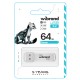 Флеш-накопичувач Wibrand USB 3.2 Gen1 Marten 64GB White (WI3.2/MA64P10W)