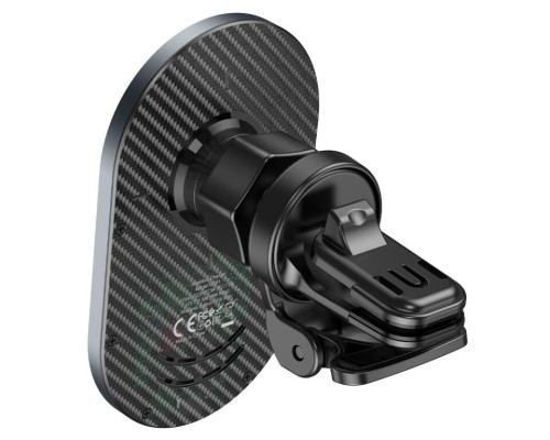 Автотримач для телефона з БЗП HOCO CA91 Magic magnetic wireless fast charging car holder Gray (6931474753465)