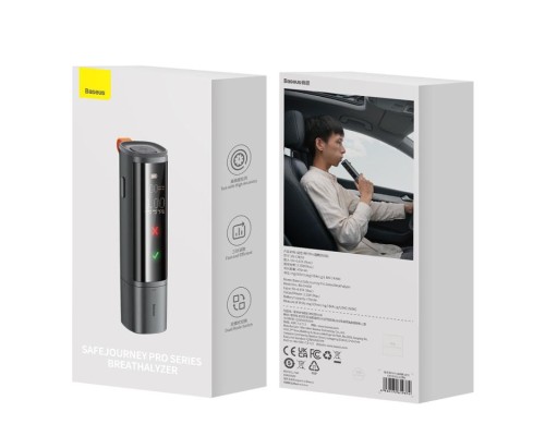 Алкотестер Baseus SafeJourney Pro Series Breathalyzer, Space Grey (CRCX060014)