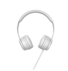 Навушники дротові HOCO W21 Graceful charm wire control headphones Gray (6931474708298)
