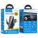 Автотримач для телефона з БЗП HOCO CA202 Plus Enlightener infrared induction wireless charging car holder(air outlet) Black metal gray (6942007623469)
