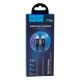 Кабель HOCO X14 Type-C to iP 3A, 20W, 2m, nylon, aluminum connectors, Black (6931474752208)