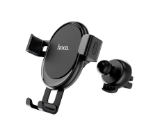Автотримач для телефона HOCO CA56 Plus Armor metal gravity car holder Black Silver (6931474760296)