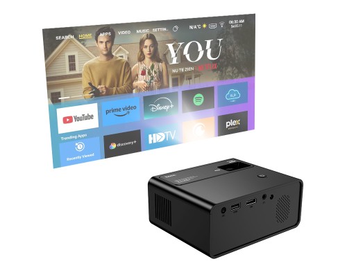 Проектор HOCO DT6 wireless projector (720P same screen version) (EU) (6942007663632)