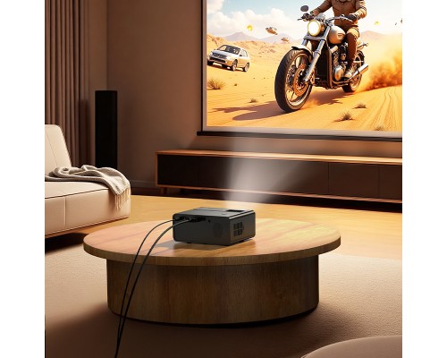 Проектор HOCO DT6 wireless projector (720P same screen version) (EU) (6942007663632)
