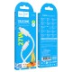 Кабель HOCO X122 Benefit PD27W silicone charging data cable iP White (6942007662178)