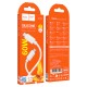 Кабель HOCO X122 Benefit 60W silicone charging data cable C to C White (6942007662253)