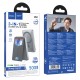 Зовнішній акумулятор HOCO Q46 Title PD20W magnetic power bank+card holder+phone holder(5000mAh) Silver Gray (6942007663106)