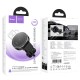 Автотримач для телефона з БЗП HOCO HW35 Power electric magnetic wireless fast charging car holder(air outlet) Black (6942007660792)