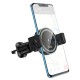 Автотримач для телефона з БЗП HOCO HW35 Power electric magnetic wireless fast charging car holder(air outlet) Black (6942007660792)