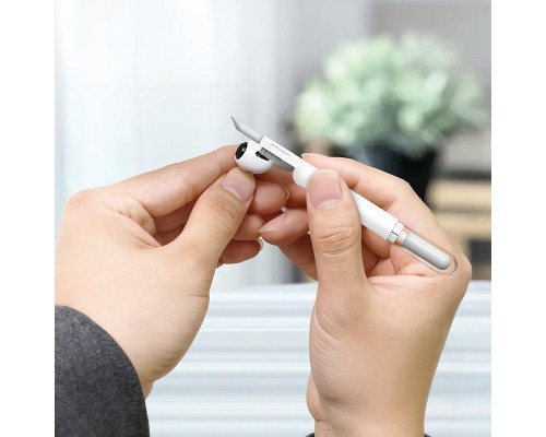 Багатофункціональний інструмент для чищення HOCO UT1 Multifunctional cleaning tool for digital devices White (6942007674591)
