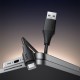 Кабель HOCO X124 Bien silicone charging data cable Type-C Black (6942007664424)