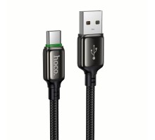 Кабель HOCO X127 Exceed charging data cable Type-C Black (6942007675604)