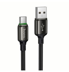 Кабель HOCO X127 Exceed charging data cable Type-C Black (6942007675604)