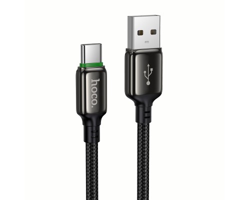 Кабель HOCO X127 Exceed charging data cable Type-C Black (6942007675604)