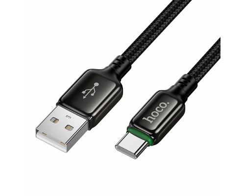 Кабель HOCO X127 Exceed charging data cable Type-C Black (6942007675604)