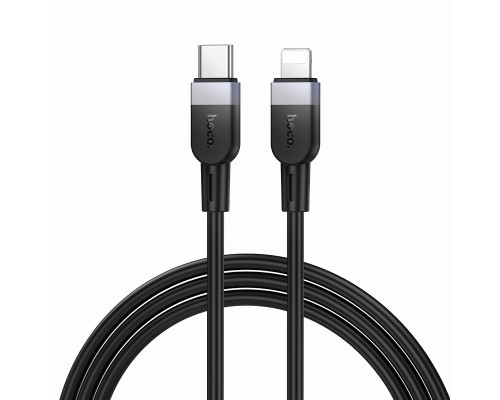 Кабель HOCO X109 Energy PD silicone charging data cable iP(L=1M) Black (6942007636186)