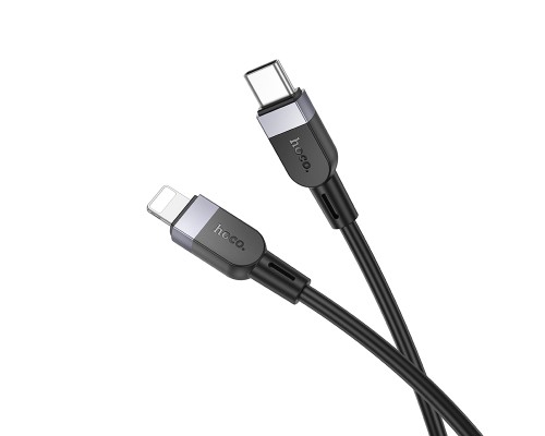 Кабель HOCO X109 Energy PD silicone charging data cable iP(L=1M) Black (6942007636186)
