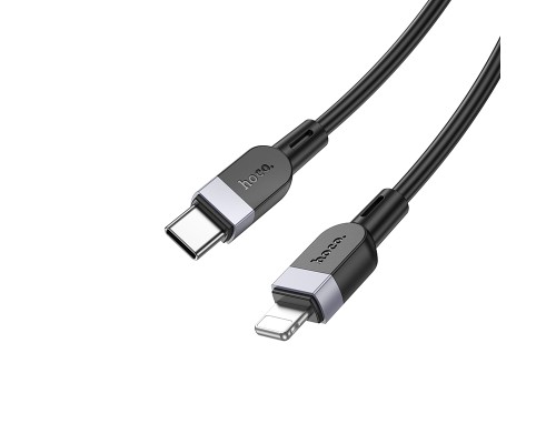 Кабель HOCO X109 Energy PD silicone charging data cable iP(L=1M) Black (6942007636186)