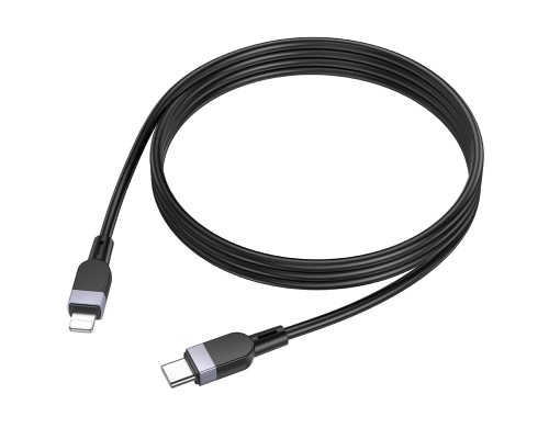 Кабель HOCO X109 Energy PD silicone charging data cable iP(L=1M) Black (6942007636186)