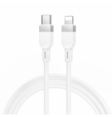 Кабель HOCO X109 Energy PD silicone charging data cable iP(L=1M) White (6942007636193)