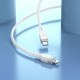 Кабель HOCO X109 Energy PD silicone charging data cable iP(L=1M) White (6942007636193)