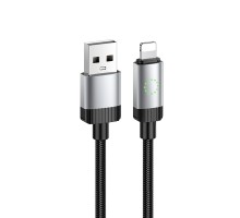 Кабель HOCO X117 Star charging data cable iP Black (6942007652544)