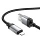 Кабель HOCO X117 Star charging data cable iP Black (6942007652544)